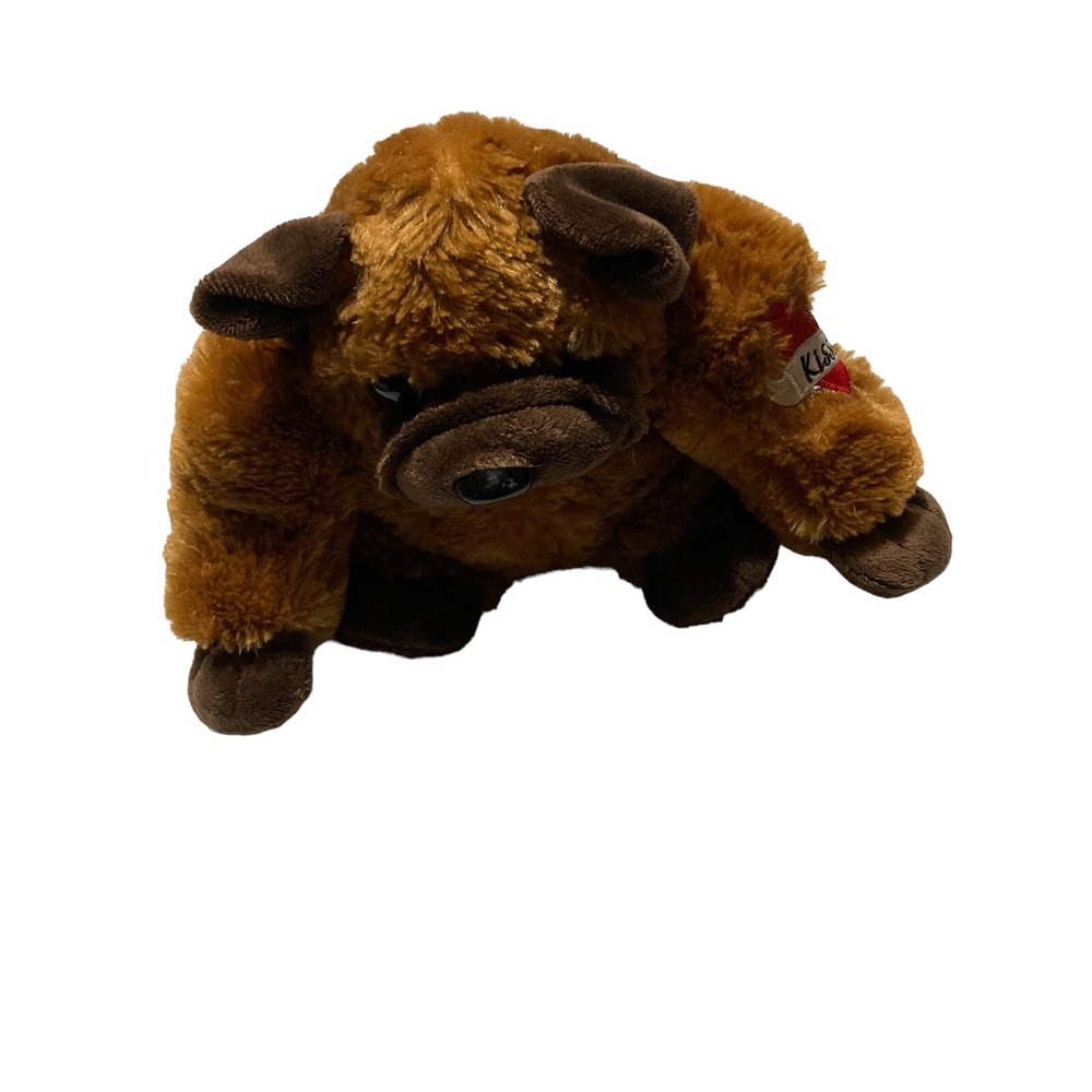 DANDEE Collectors Choice Strong Bulldog Heart Kisses Tattoo Stuffed Animal Plush